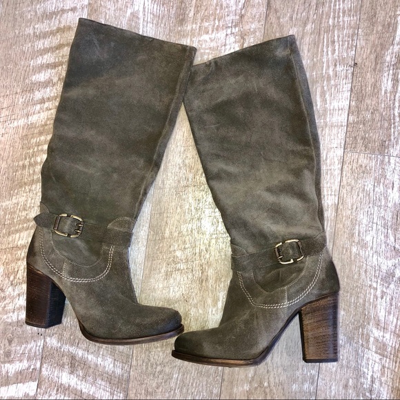 lavorazione artigiana Shoes - Gray pre distressed riding boots Black Friday